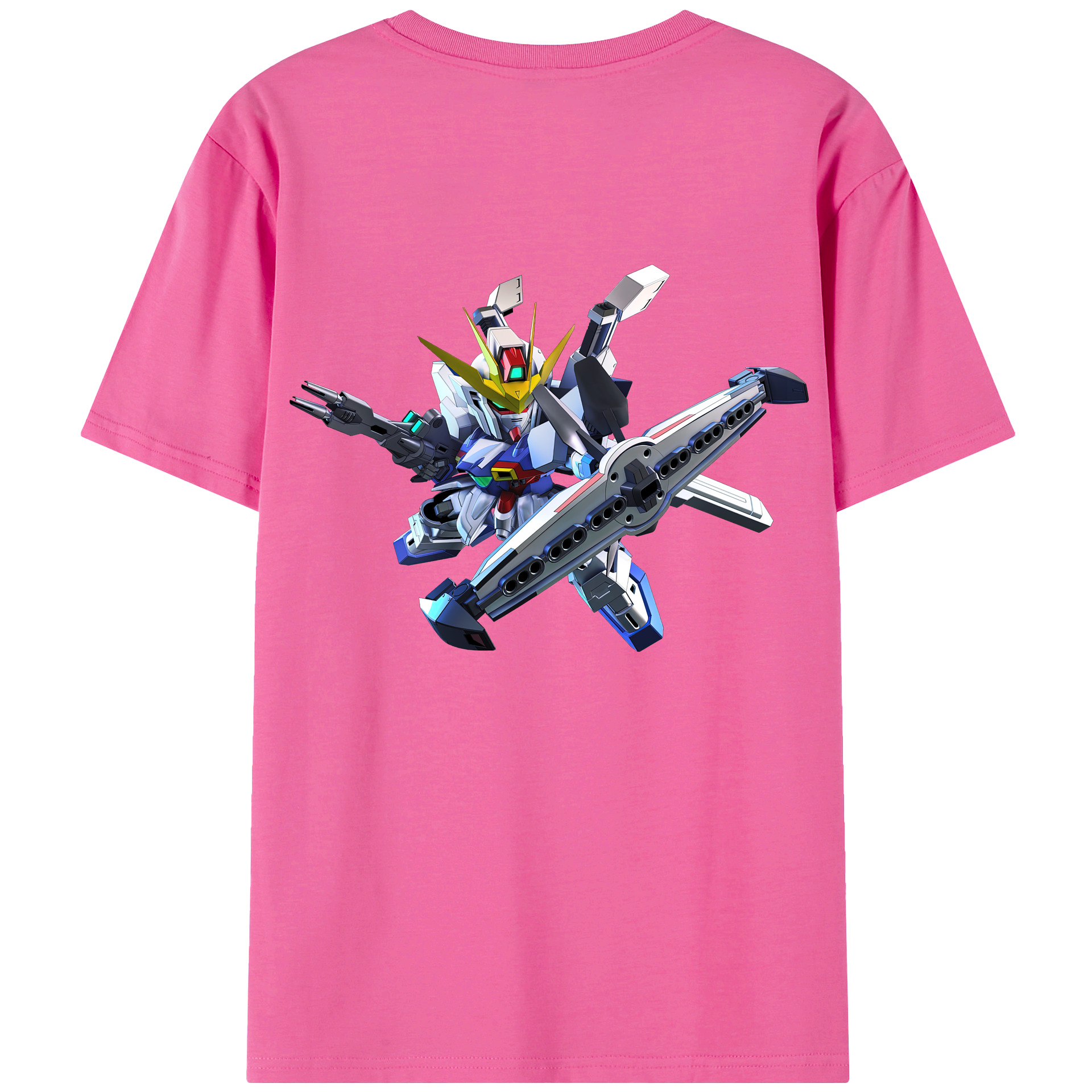 （画像用） 機動戦士ガンダム Mobile Suit Gundam レディース半袖Tシャツ(バックプリント)